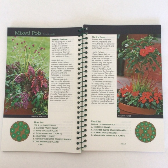 MIRACLE GRO CONTAINER GARDEN HOW TO WATERPROOF BOOK NWT - Picture 9 of 16